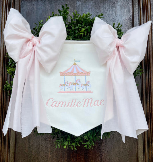 Baby Girl Carousel Banner