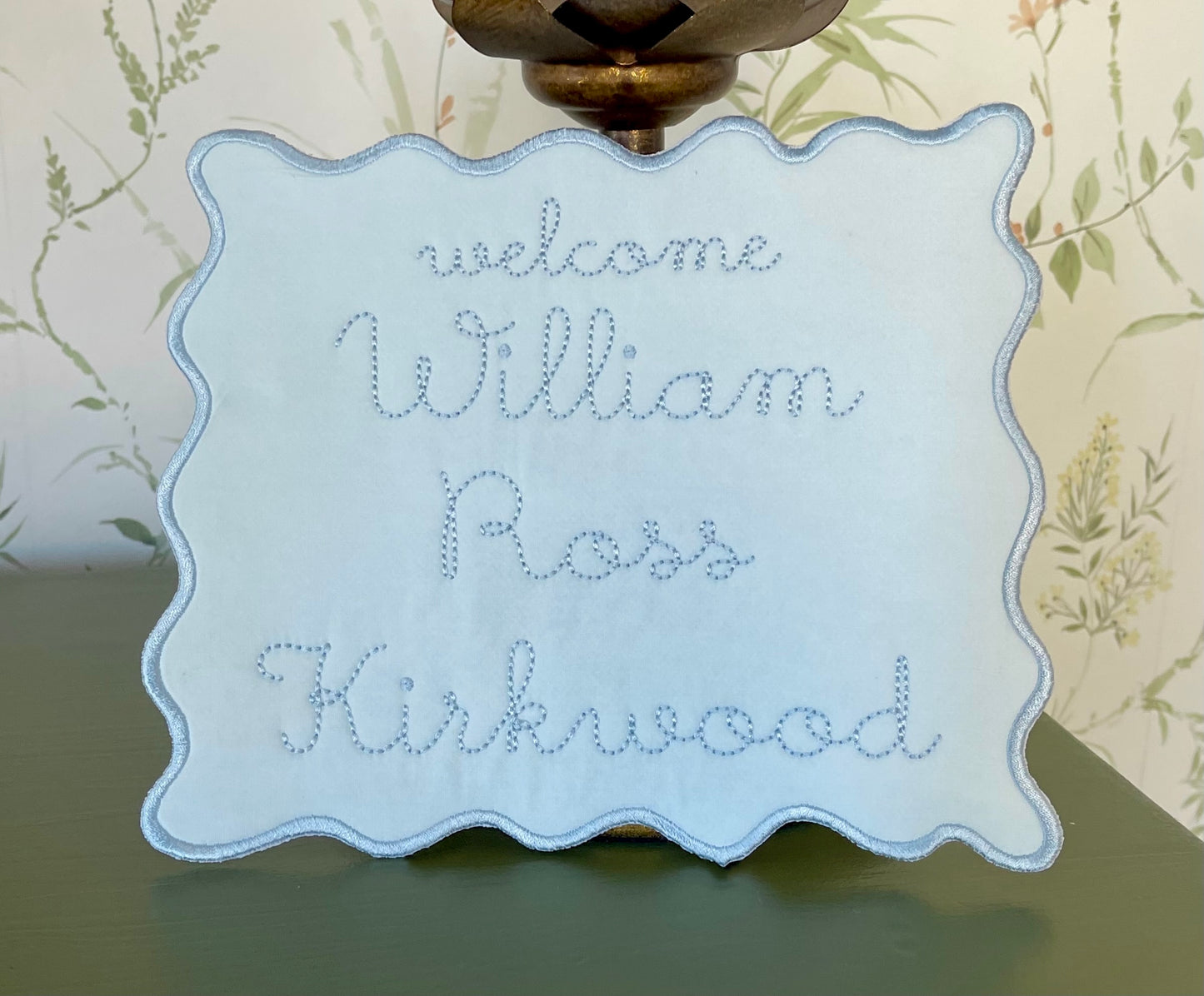 Welcome Baby Plaque