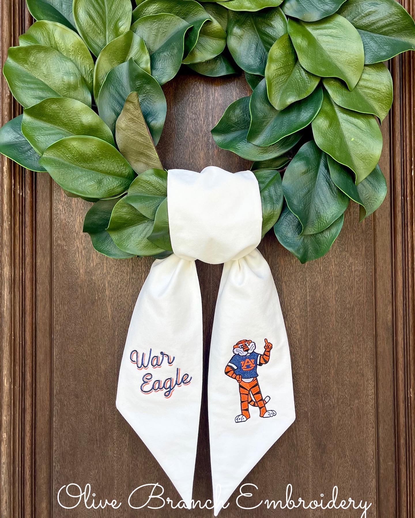 Football Wreath Sash - Pick Your Team