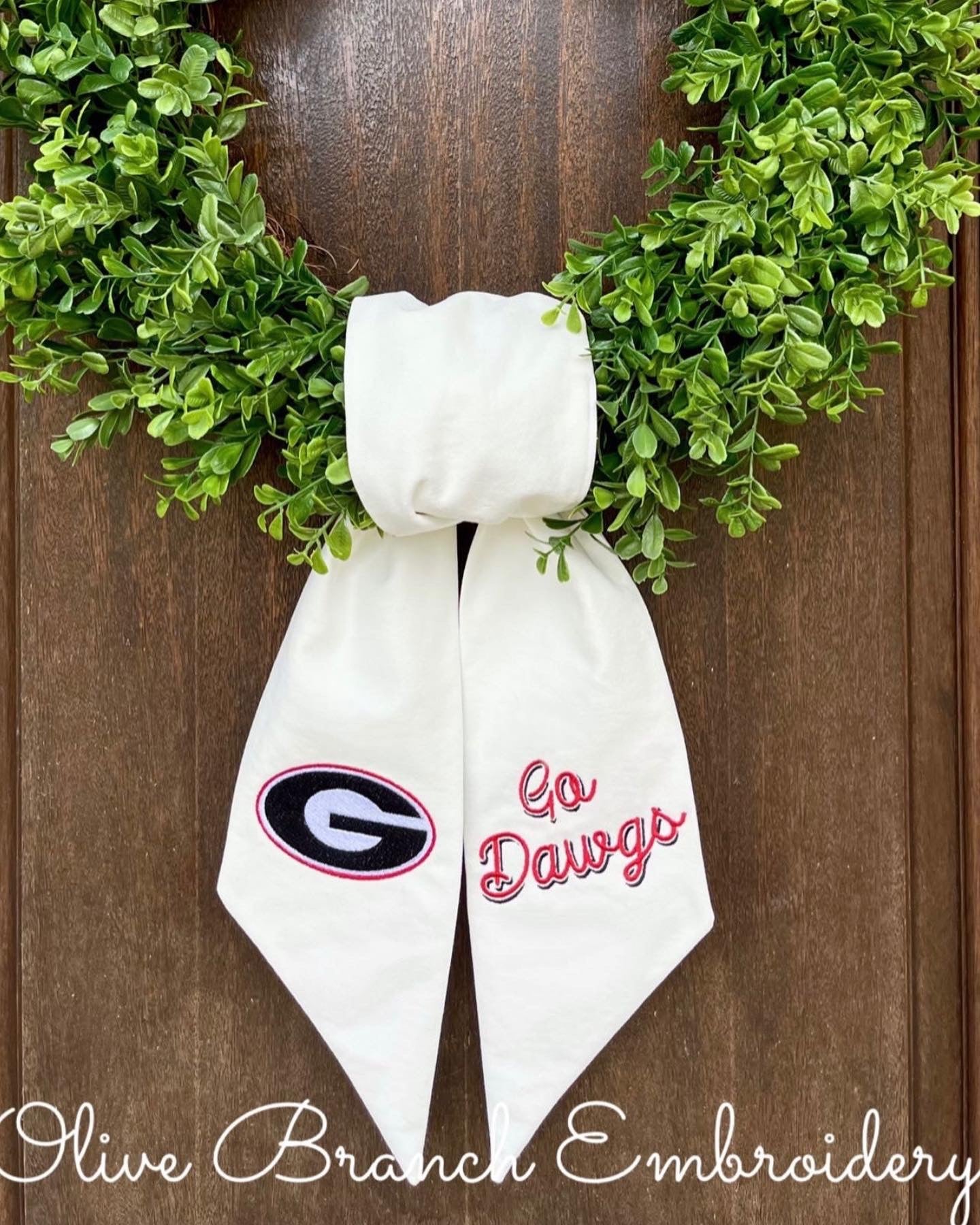 Football Wreath Sash - Pick Your Team