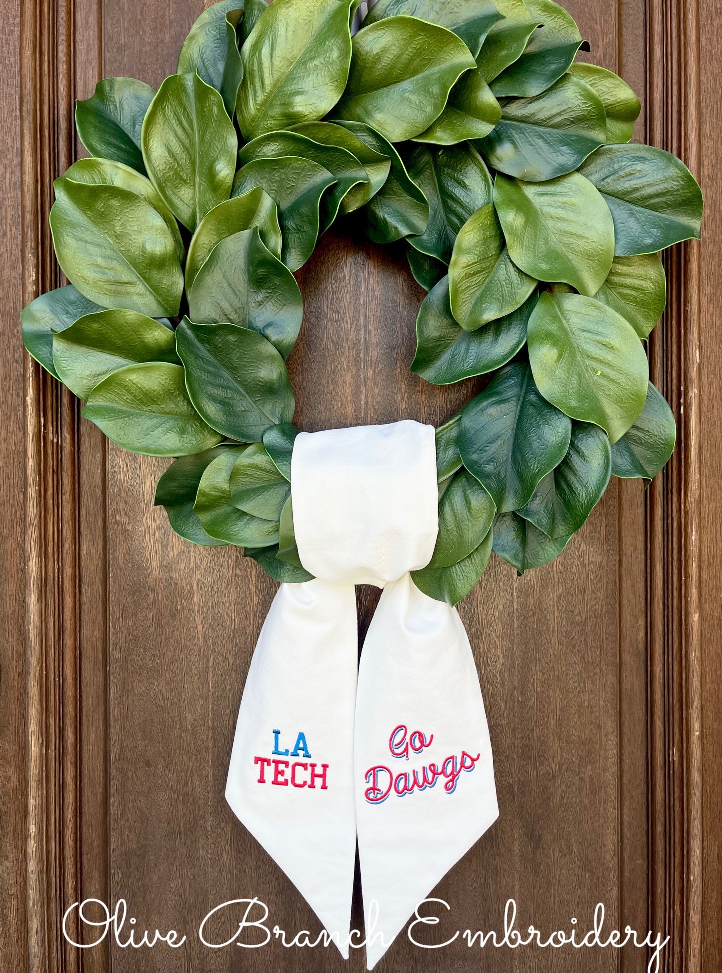 Football Wreath Sash - Pick Your Team