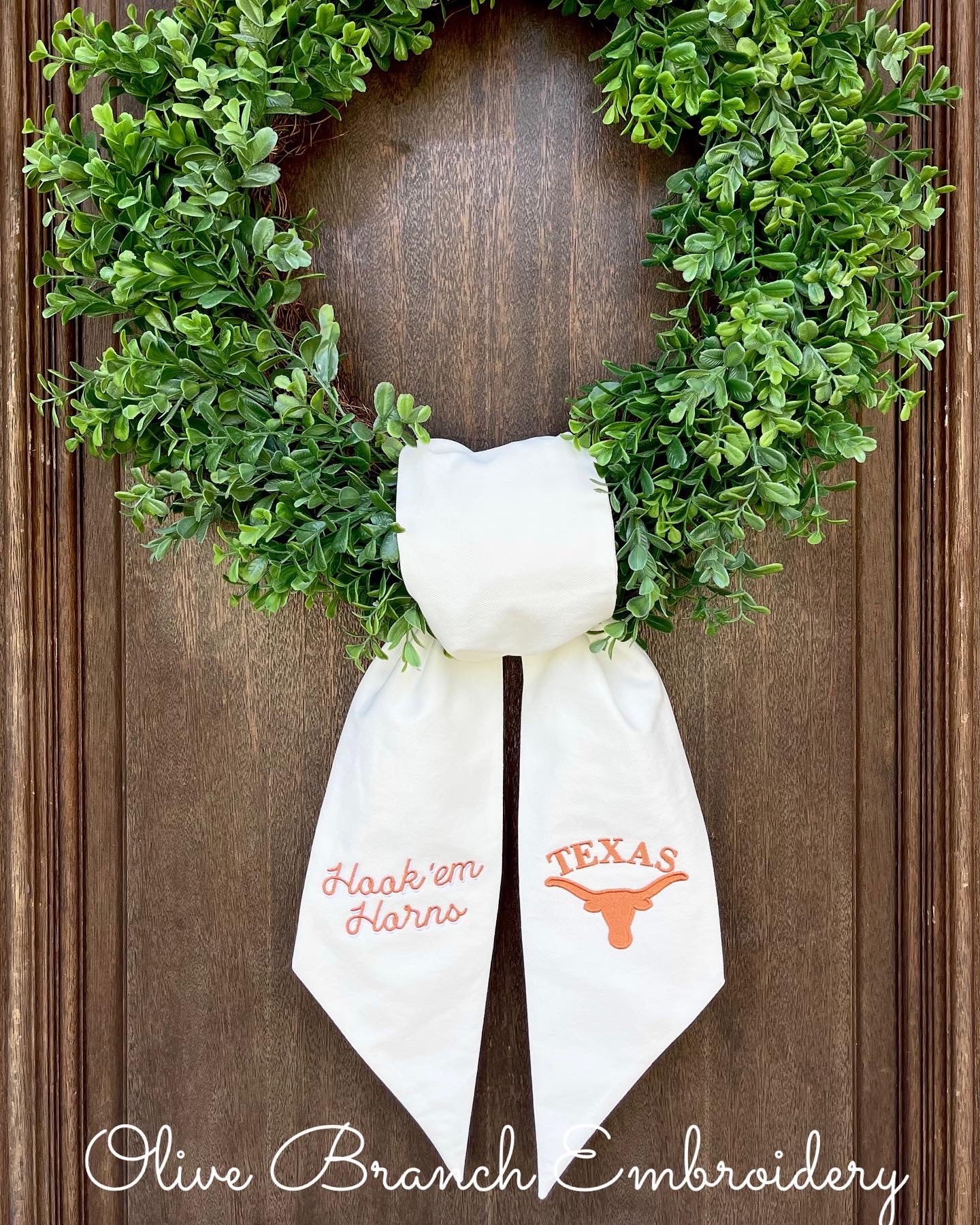 Football Wreath Sash - Pick Your Team