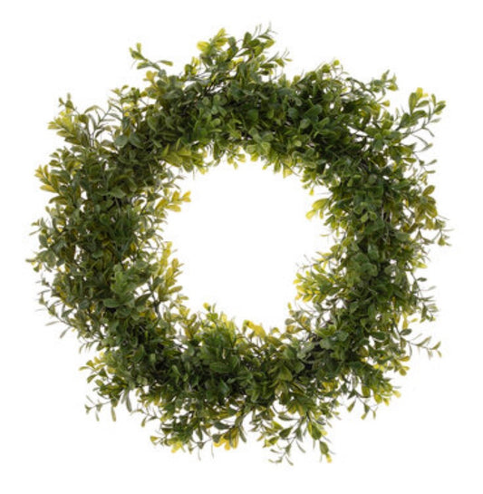Faux Boxwood Wreath