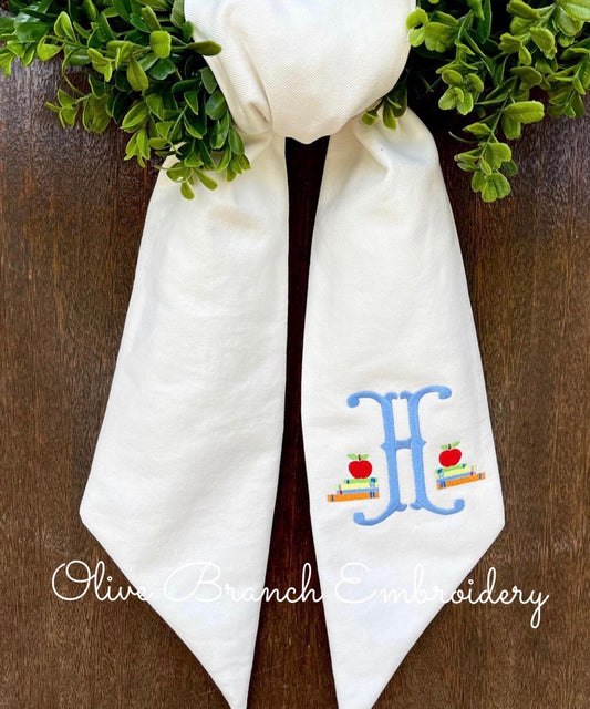 Back to School Wreath Sash