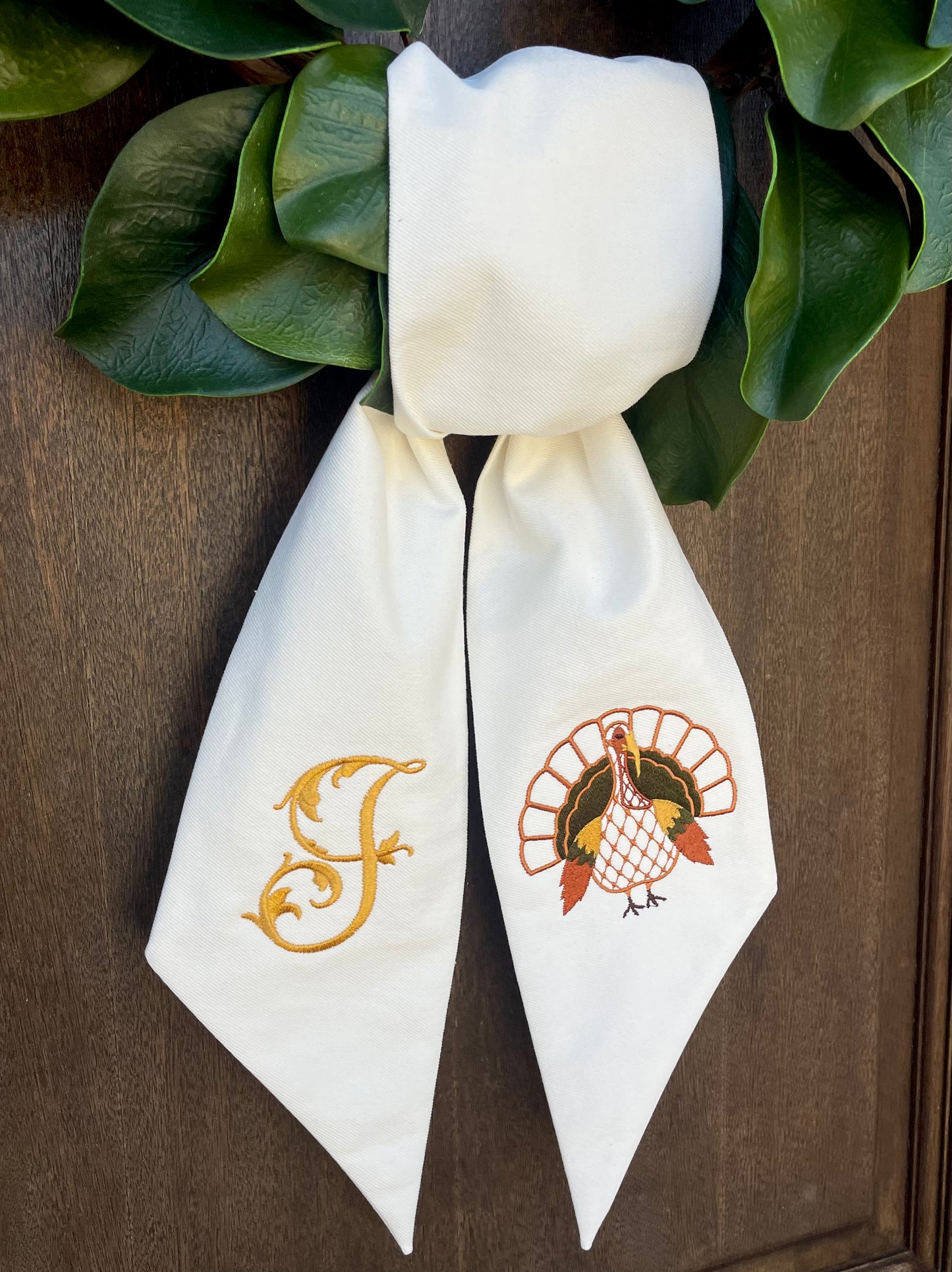 Thanksgiving Wreath Sash