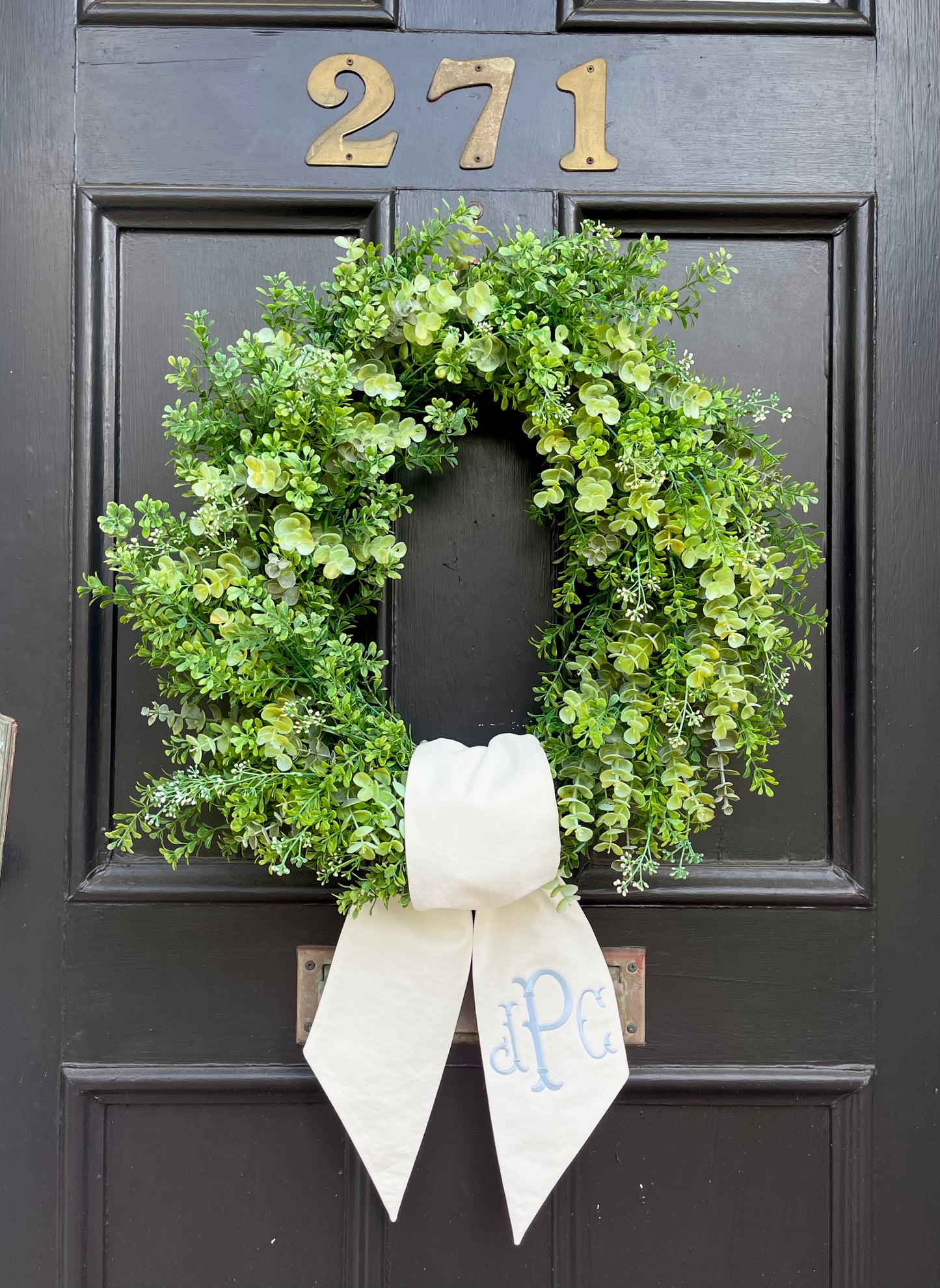 Fishtail Wreath Sash