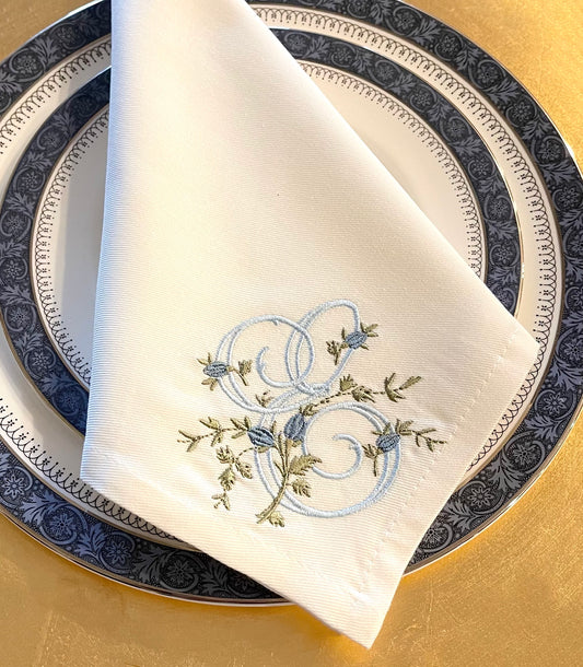 Floral Vine Dinner Napkins