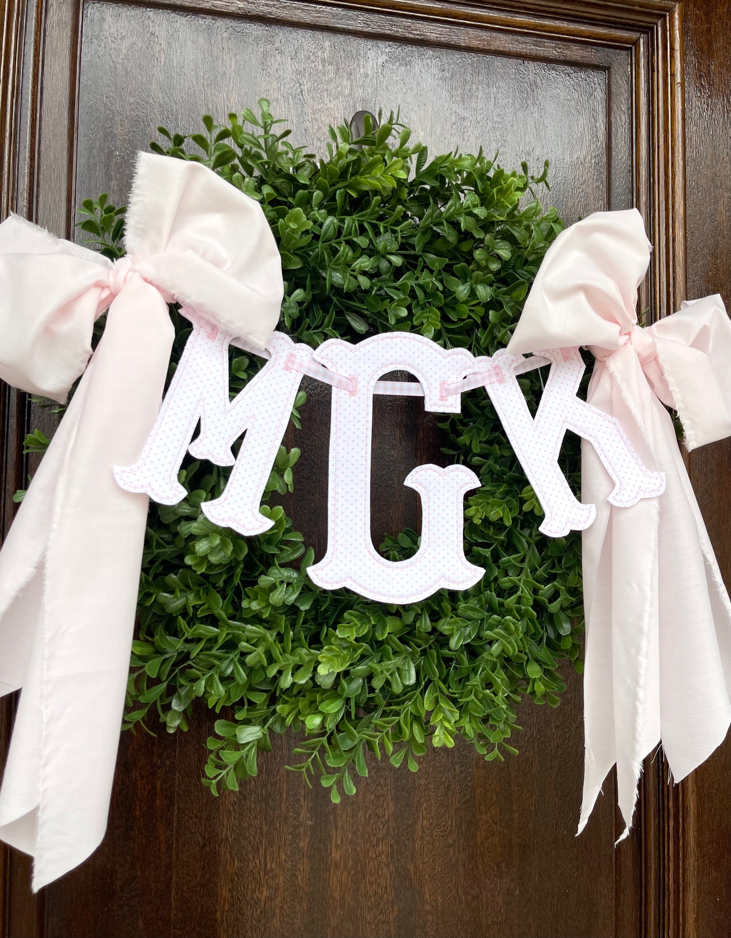 Fancy Monogram Banner