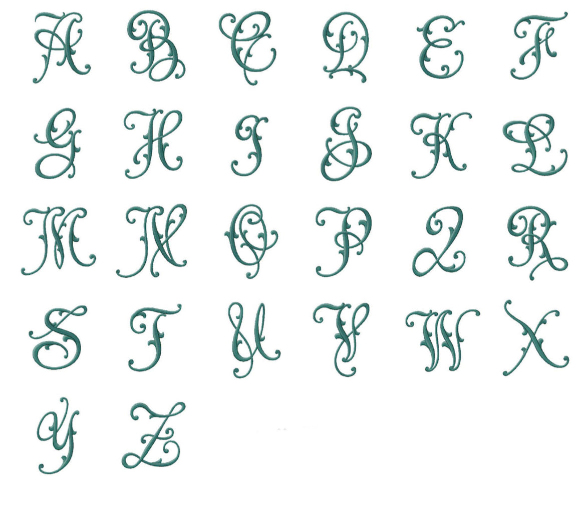 Wreath Sash with Flourish Monogram