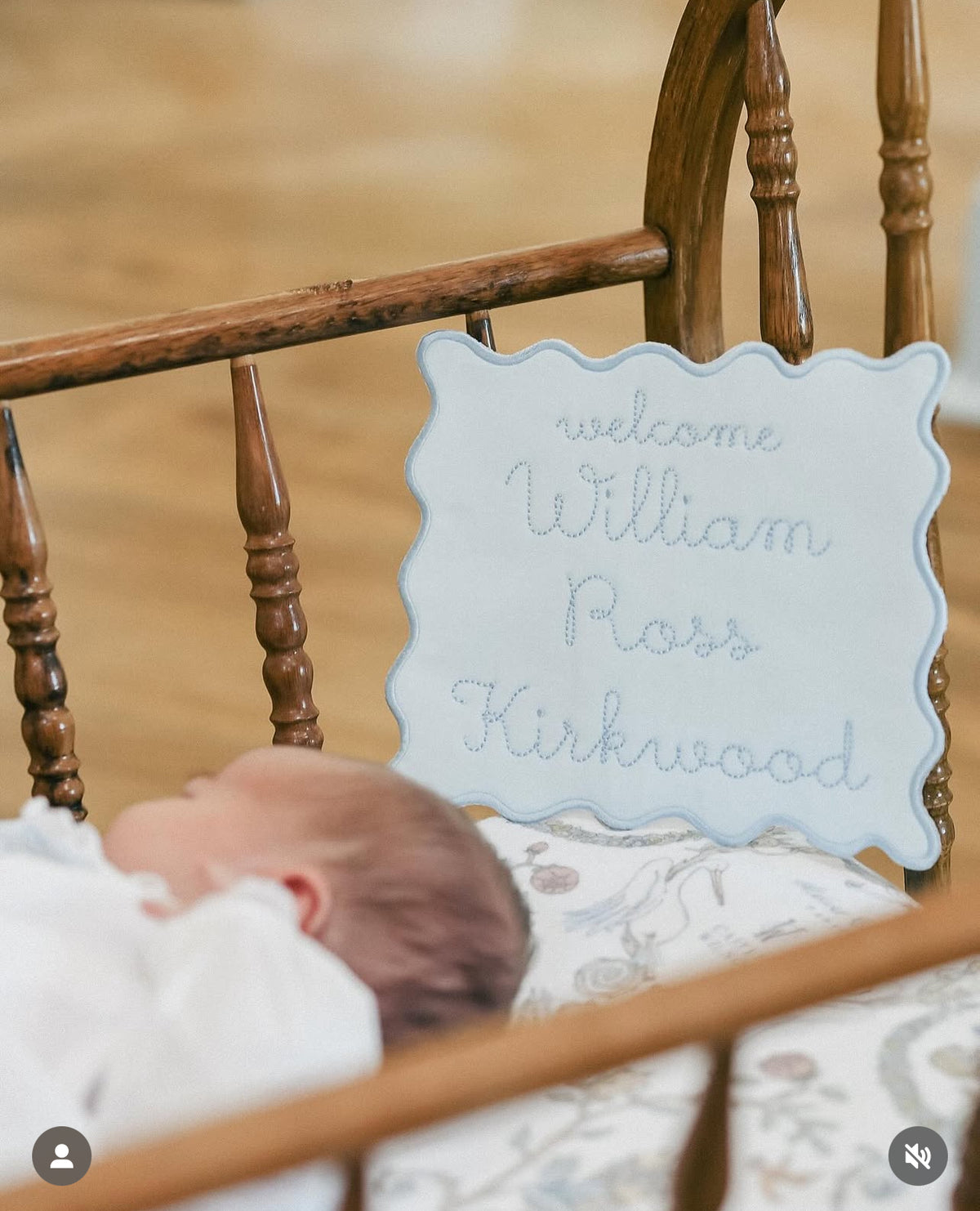 Welcome Baby Boy Plaque