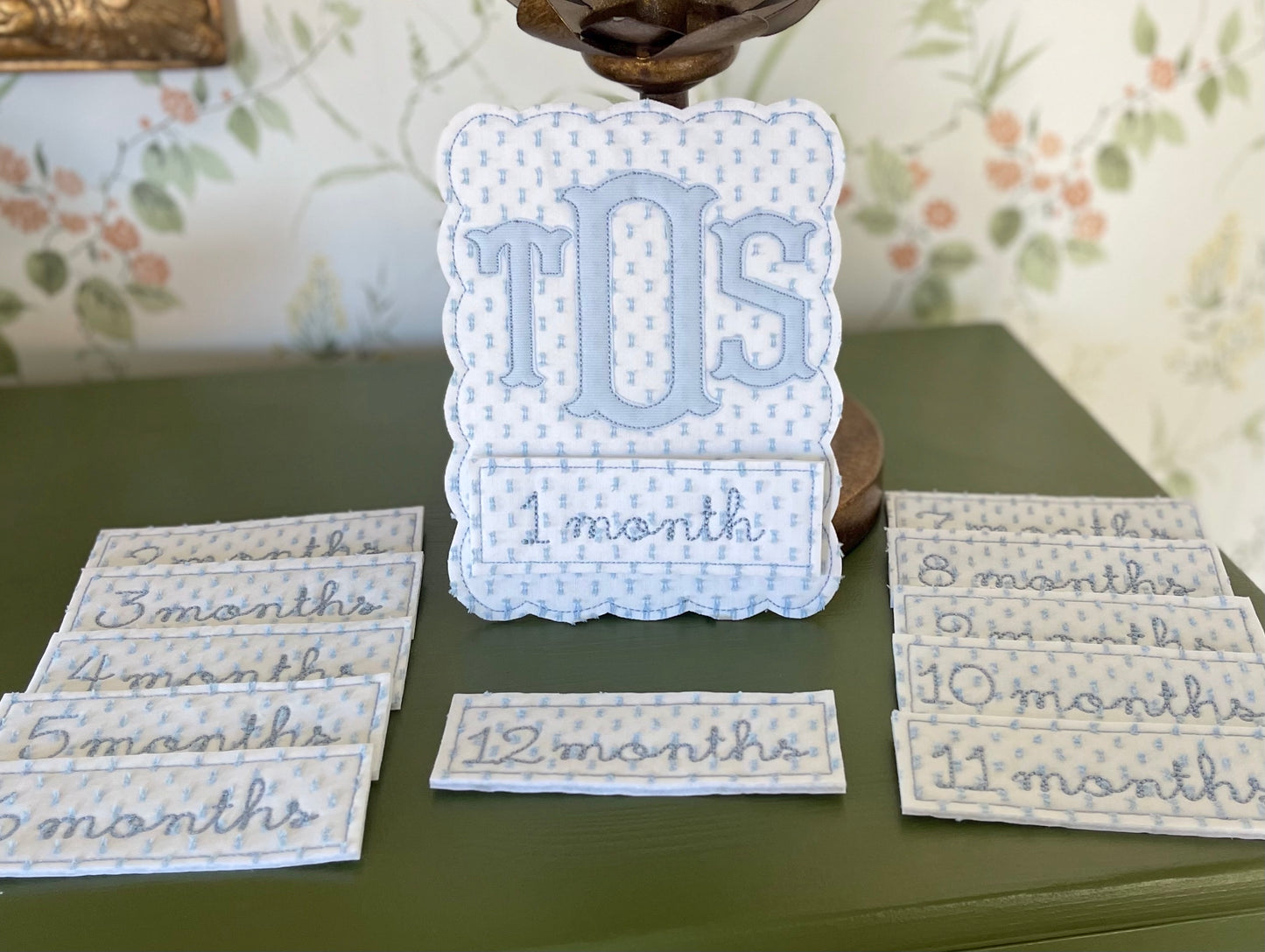 Boys Milestone Card & Attachments