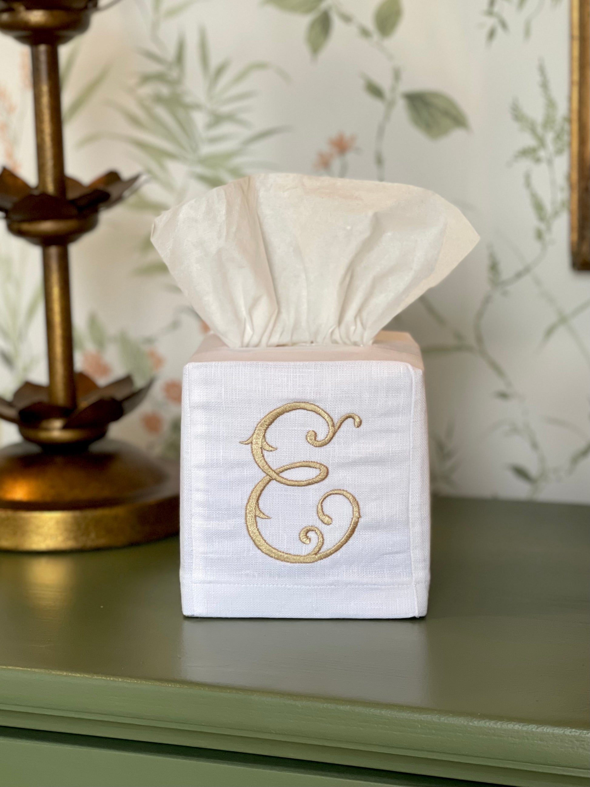 linen tissue box covers